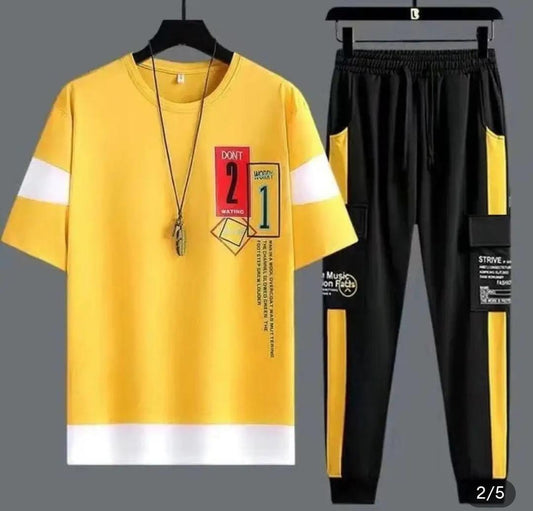 Men Graphic Track Suit