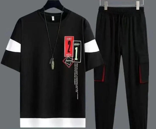 Men Graphic Track Suit